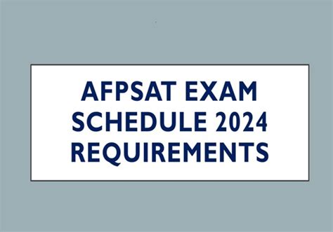 afpsat registration 2024|AFPSAT Registration 2024, Schedule & Requirements .